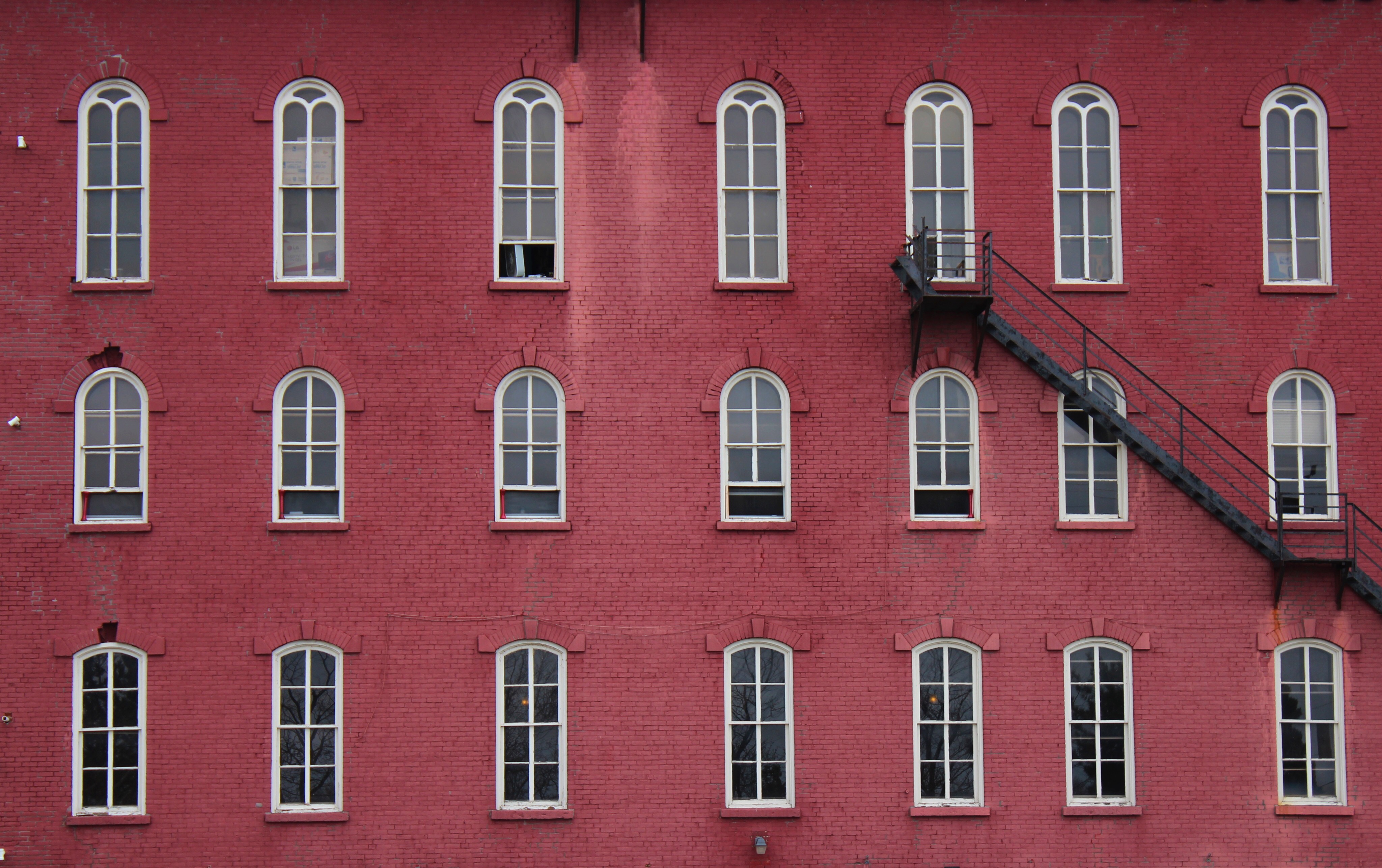 Brockport brick wall